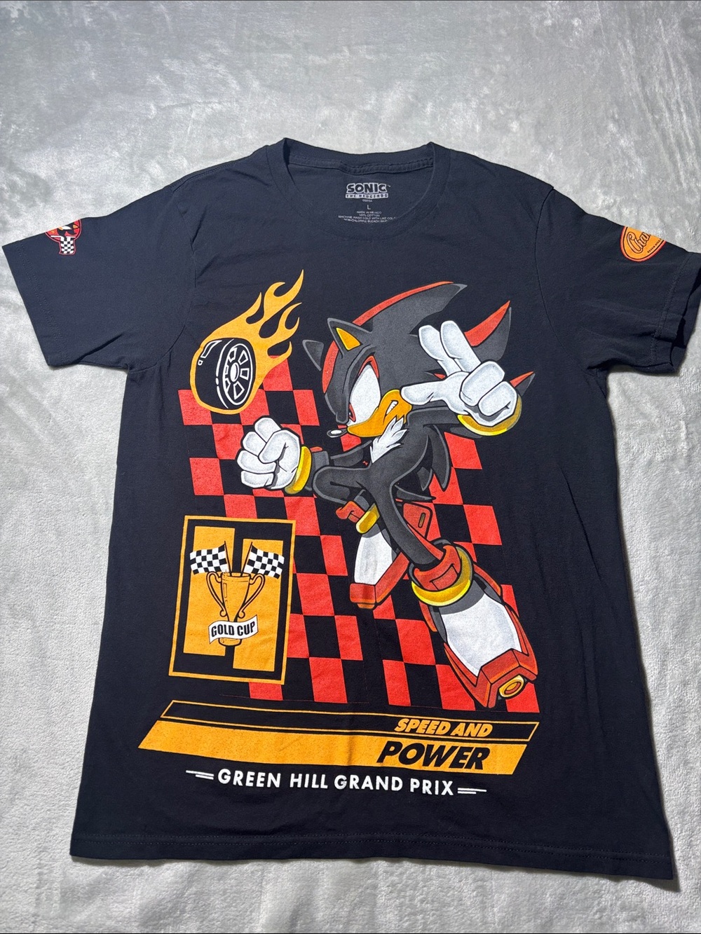 Sonic The Hedgehog Shadow Graphic Tee - Black